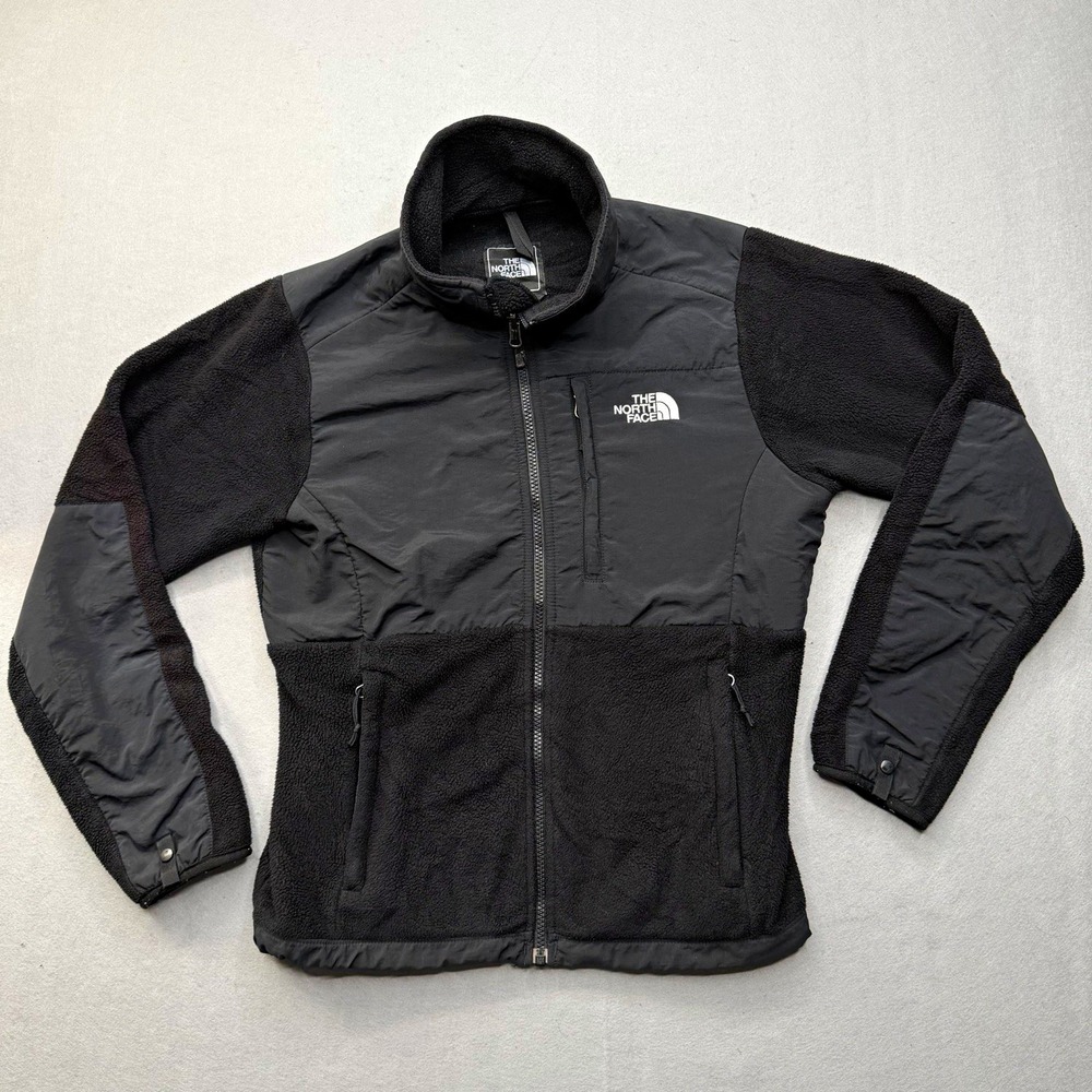 The North Face Denali Women's S/P Black Full Zip Jacket w/ Pockets Long Sleeve